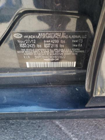 Photo 10 from auction – 2013 HYUNDAI SONATA GLS with VIN 5NPEB4AC9DH651622