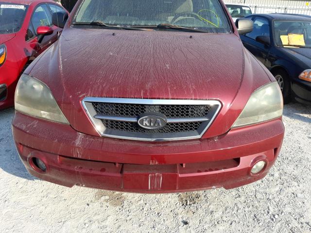 Photo 9 from auction – 2005 KIA SORENTO EX with VIN KNDJC733155360978
