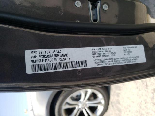 Photo 10 from auction – 2022 DODGE CHARGER R/ with VIN 2C3CDXCT9NH138708