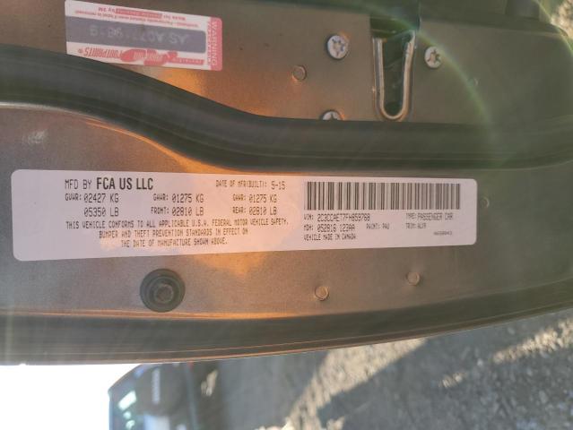 Photo 10 from auction – 2015 CHRYSLER 300C with VIN 2C3CCAET7FH859768