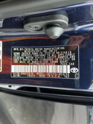 Photo 10 from auction – 2022 TOYOTA COROLLA LE with VIN 5YFEPMAE8NP344353