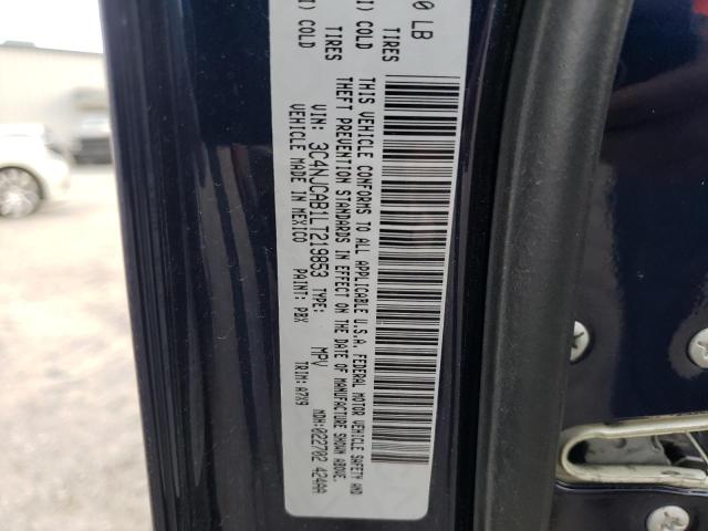 Photo 10 from auction – 2020 JEEP COMPASS SP with VIN 3C4NJCAB1LT219853