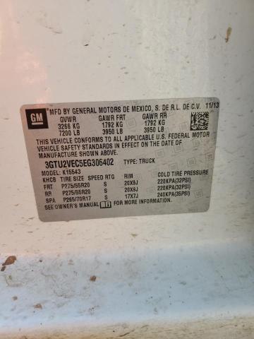 Photo 10 from auction – 2014 GMC SIERRA K15 with VIN 3GTU2VEC5EG306402