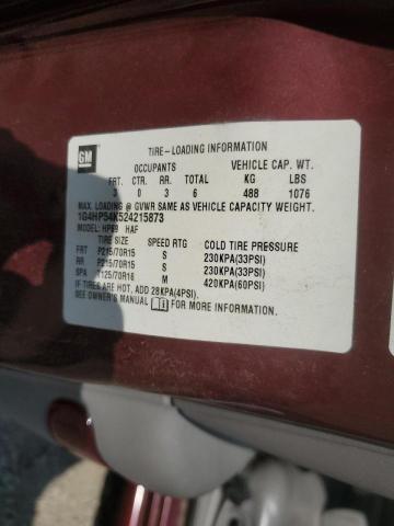 Photo 10 from auction – 2002 BUICK LESABRE CU with VIN 1G4HP54K524215873