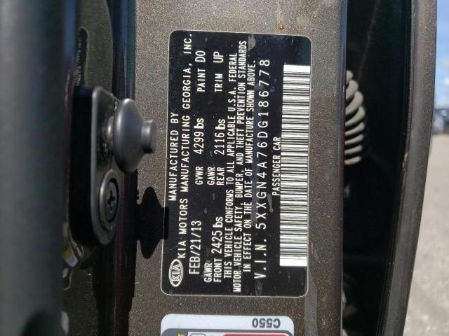 Photo 10 from auction – 2013 KIA OPTIMA EX with VIN 5XXGN4A76DG186778