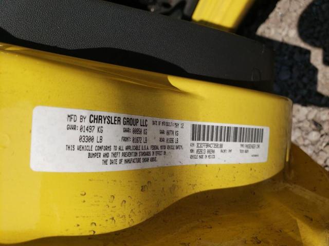 Photo 10 from auction – 2012 FIAT 500 SPORT with VIN 3C3CFFBR4CT358188