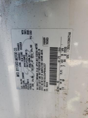 Photo 10 from auction – 2004 FORD RANGER with VIN 1FTYR10U34PB46357