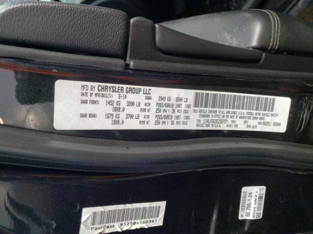 Photo 10 from auction – 2014 JEEP GRAND CHER with VIN 1C4RJFBG5EC567571