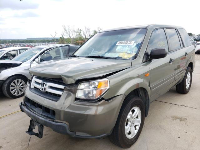 Photo 2 from auction – 2007 HONDA PILOT LX with VIN 5FNYF28147B022265