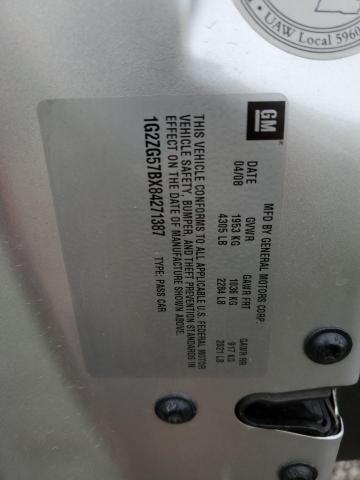 Photo 10 from auction – 2008 PONTIAC G6 BASE with VIN 1G2ZG57BX84271387