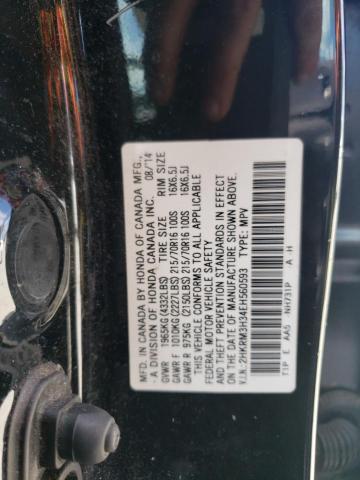 Photo 10 from auction – 2014 HONDA CR-V LX with VIN 2HKRM3H34EH560593