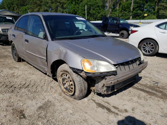 HONDA CIVIC LX 2001 with VIN 2HGES16571H593444 - Photo from auction