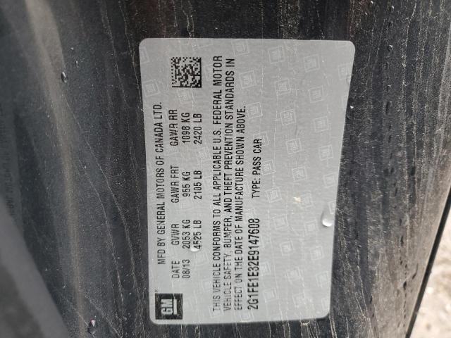 Photo 10 from auction – 2014 CHEVROLET CAMARO LS with VIN 2G1FE1E32E9147608