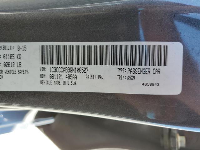 Photo 10 from auction – 2016 CHRYSLER 200 LIMITE with VIN 1C3CCCAB9GN108527
