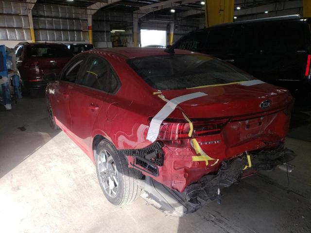Photo 3 from auction – 2019 KIA FORTE FE with VIN 3KPF24AD9KE017533
