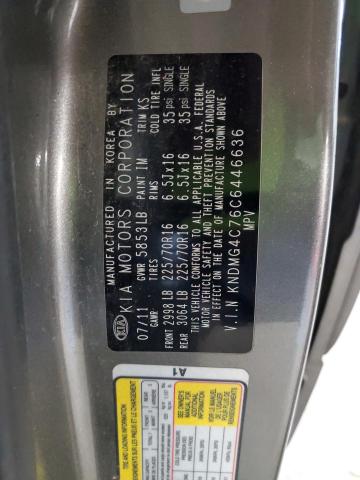 Photo 10 from auction – 2012 KIA SEDONA LX with VIN KNDMG4C76C6446636