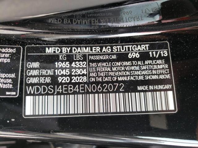 Photo 10 from auction – 2014 MERCEDES-BENZ CLA 250 with VIN WDDSJ4EB4EN062072