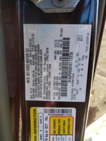 Photo 10 from auction – 2017 FORD FUSION SE with VIN 3FA6P0HD0HR173256