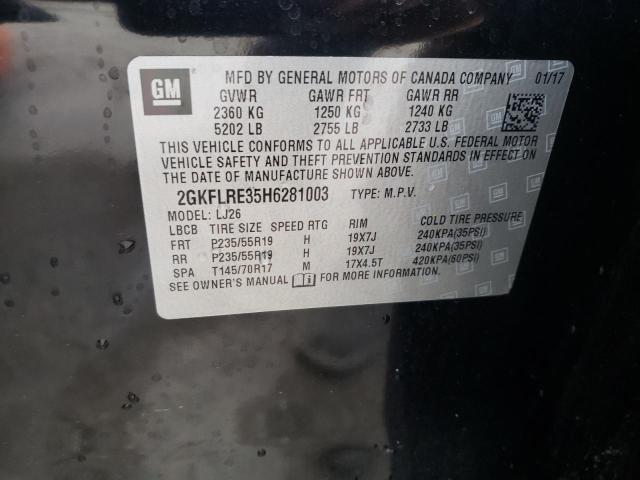 Photo 10 from auction – 2017 GMC TERRAIN DE with VIN 2GKFLRE35H6281003