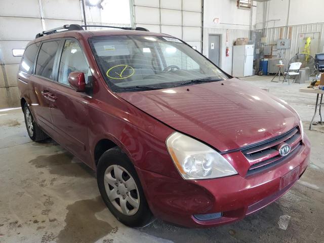 KIA SEDONA EX 2007 with VIN KNDMB233376188596 - Photo from auction