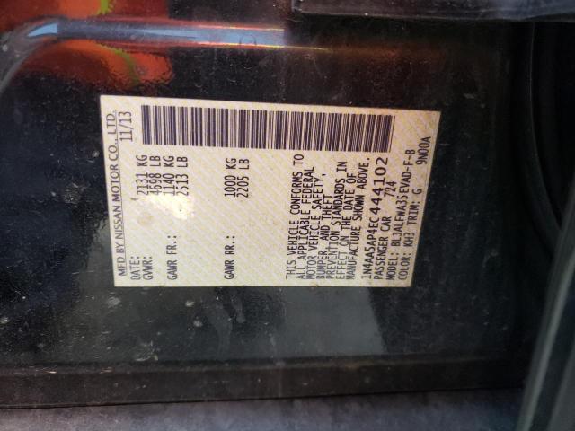 Photo 10 from auction – 2014 NISSAN MAXIMA S with VIN 1N4AA5AP4EC444102