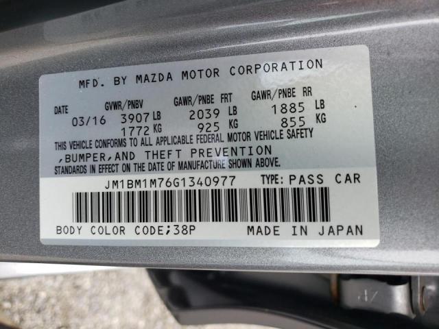 Photo 10 from auction – 2016 MAZDA 3 TOURING with VIN JM1BM1M76G1340977