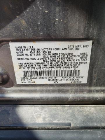 Photo 10 from auction – 2013 MITSUBISHI OUTLANDER with VIN 4A4AR3AU9DE022710