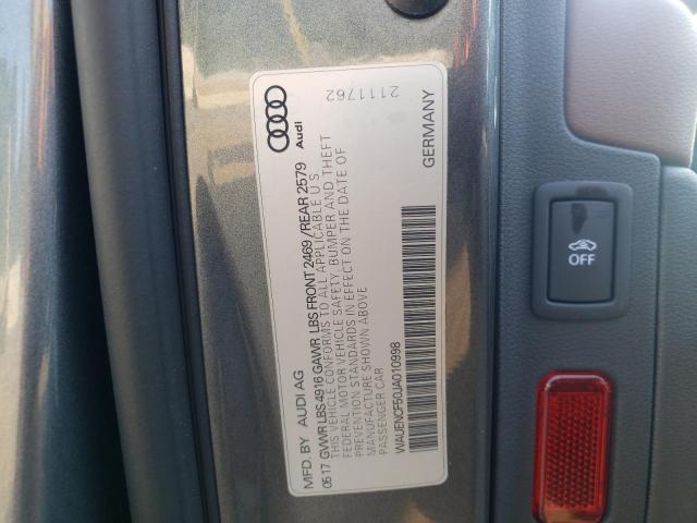 Photo 10 from auction – 2018 AUDI A5 PREMIUM with VIN WAUENCF50JA010998