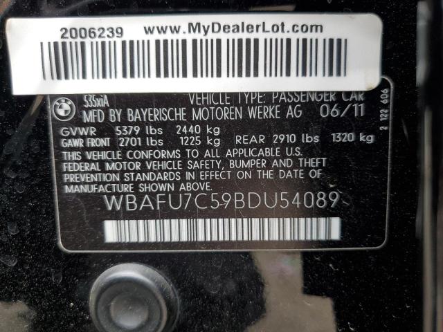 Photo 10 from auction – 2011 BMW UK with VIN WBAFU7C59BDU54089