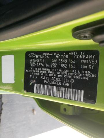 Photo 10 from auction – 2013 HYUNDAI ACCENT GLS with VIN KMHCT5AEXDU111970