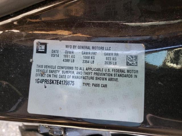 Photo 10 from auction – 2014 BUICK VERANO CON with VIN 1G4PR5SK7E4179875