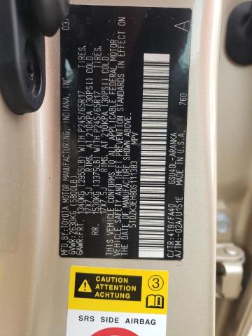 Photo 10 from auction – 2013 TOYOTA HIGHLANDER with VIN 5TDZK3EH8DS111383