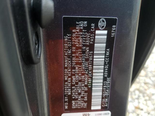 Photo 10 from auction – 2011 TOYOTA CAMRY BASE with VIN 4T4BF3EK1BR178676
