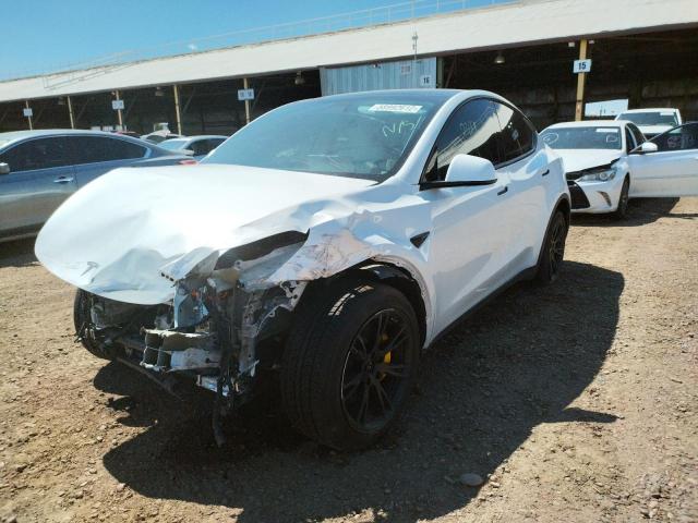 Photo 2 from auction – 2020 TESLA MODEL Y with VIN 5YJYGDEF3LF023488