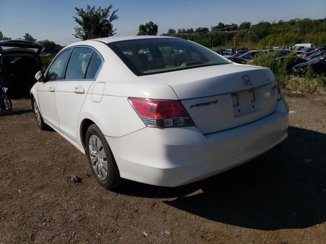 Photo 3 from auction – 2010 HONDA ACCORD LX with VIN 1HGCP2F37AA035573