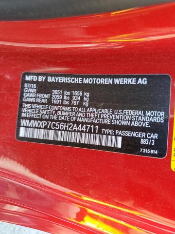 Photo 10 from auction – 2017 MINI COOPER S with VIN WMWXP7C56H2A44711