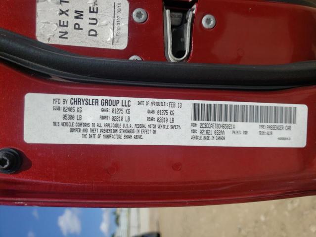 Photo 10 from auction – 2013 CHRYSLER 300C with VIN 2C3CCAET8DH650214