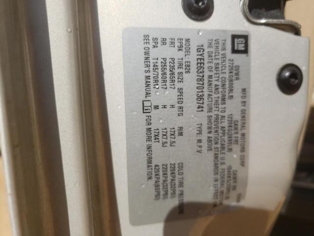 Photo 10 from auction – 2007 CADILLAC SRX with VIN 1GYEE637870136741