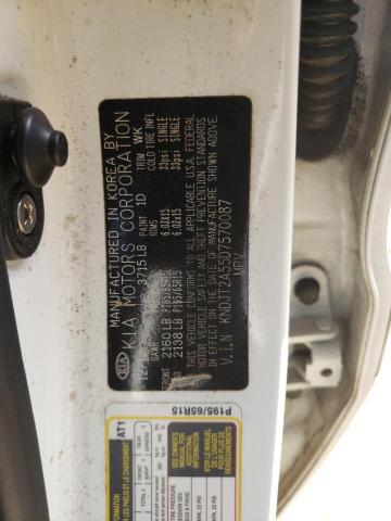 Photo 10 from auction – 2013 KIA SOUL with VIN KNDJT2A55D7570087