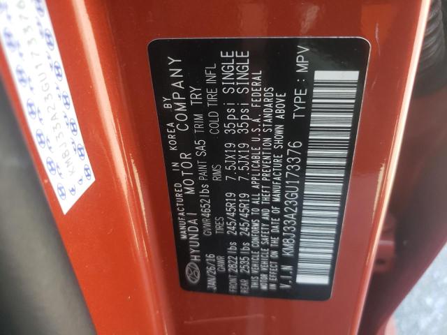 Photo 10 from auction – 2016 HYUNDAI TUCSON LIM with VIN KM8J33A23GU173376