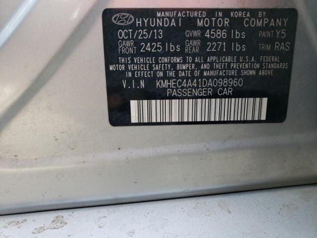Photo 10 from auction – 2013 HYUNDAI SONATA HYB with VIN KMHEC4A41DA098960