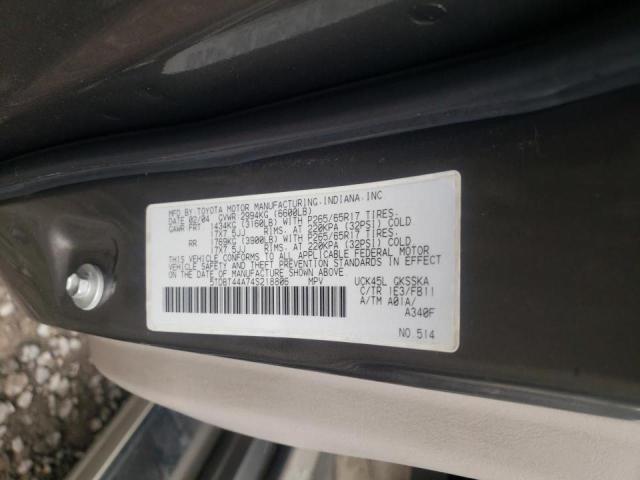 Photo 10 from auction – 2004 TOYOTA SEQUOIA SR with VIN 5TDBT44A74S218806