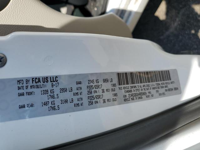 Photo 10 from auction – 2017 DODGE GRAND CARA with VIN 2C4RDGBGXHR850024