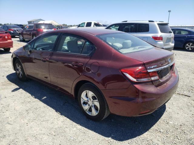 Photo 3 from auction – 2015 HONDA CIVIC LX with VIN 19XFB2F54FE200043