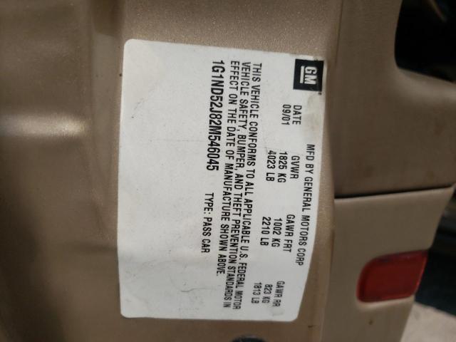 Photo 10 from auction – 2002 CHEVROLET MALIBU with VIN 1G1ND52J82M546045