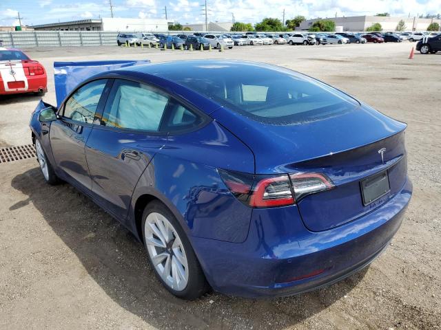 Photo 3 from auction – 2022 TESLA MODEL 3 with VIN 5YJ3E1EA3NF288286