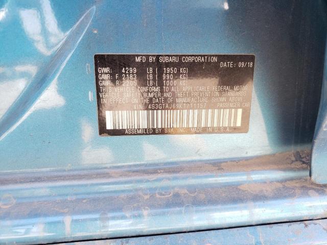 Photo 10 from auction – 2019 SUBARU IMPREZA SP with VIN 4S3GTAJ69K1711157