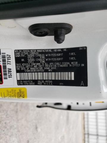 Photo 10 from auction – 2014 TOYOTA SIENNA LE with VIN 5TDKK3DC8ES481550