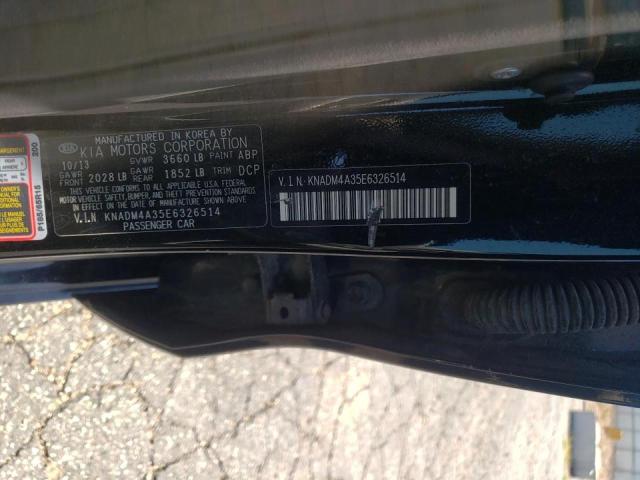 Photo 10 from auction – 2014 KIA RIO LX with VIN KNADM4A35E6326514
