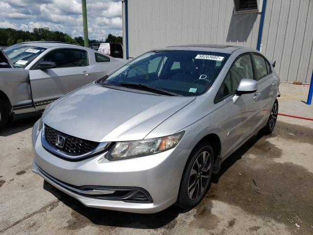 Photo 2 from auction – 2013 HONDA CIVIC EX with VIN 19XFB2F80DE032232